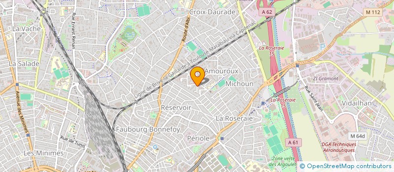 localisation de l'entreprise MADAME JOANNE BALLARIN à TOULOUSE