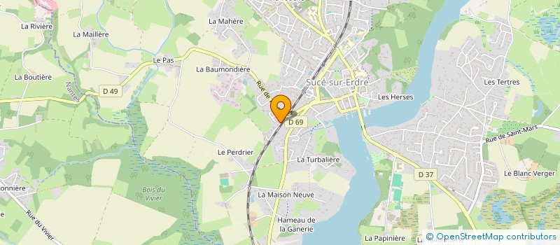 localisation de l'entreprise MADAME JOANNE BISA  SUCE-SUR-ERDRE