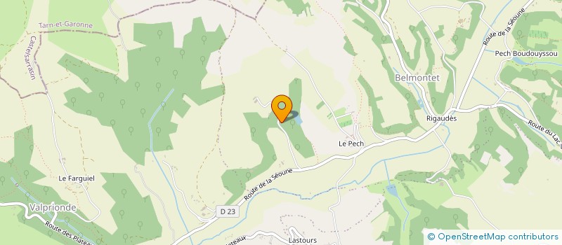 localisation de l'entreprise MADAME JOANNE BOITEN  MONTCUQ-EN-QUERCY-BLANC