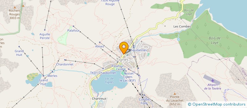 localisation de l'entreprise MADAME JOANNE BRADLEY-WEBB  TIGNES