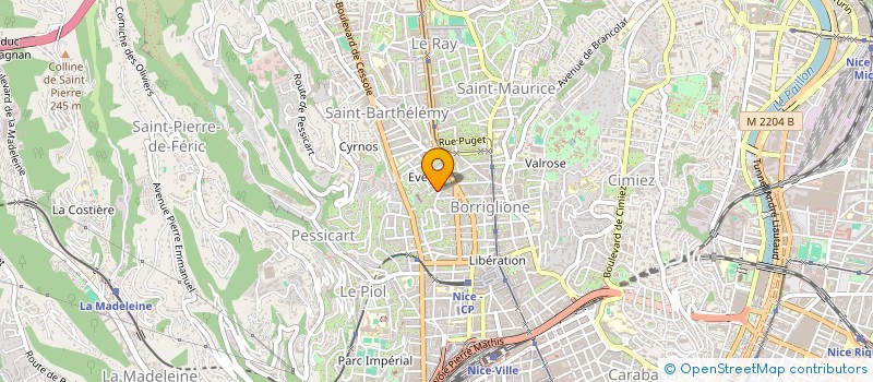 localisation de l'entreprise MADAME JOANNE BRASSELET  NICE