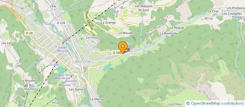 localisation de l'entreprise MADAME JOANNE BROWN  MORZINE