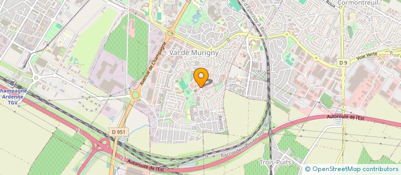 localisation de l'entreprise MADAME JOANNE CACAK  REIMS