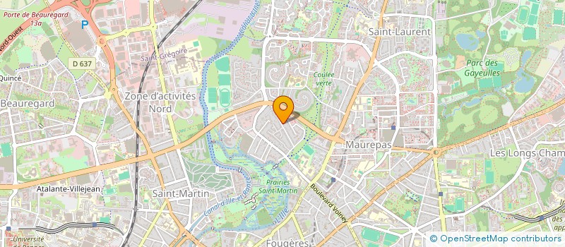 localisation de l'entreprise MADAME JOANNE CRAMER  RENNES