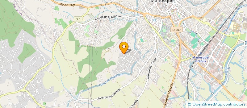 localisation de l'entreprise MADAME JOANNE DEJASMIN à MANOSQUE