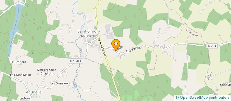 localisation de l'entreprise MADAME JOANNE ECCLES  SAINT-SIMON-DE-BORDES