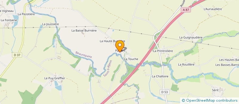 localisation de l'entreprise MADAME JOANNE HARVEY  BEAUREPAIRE