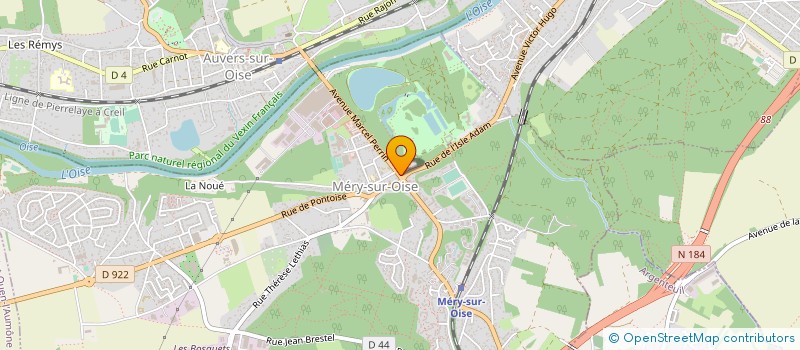 localisation de l'entreprise MADAME JOANNE HEMET  MONTMORENCY