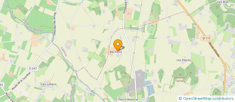 localisation de l'entreprise MADAME JOANNE JACQUET  MONTOISON