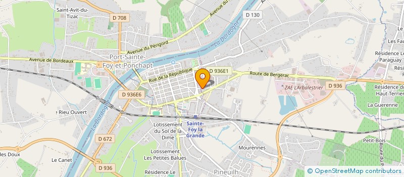 localisation de l'entreprise MADAME JOANNE JARNAGE  PINEUILH