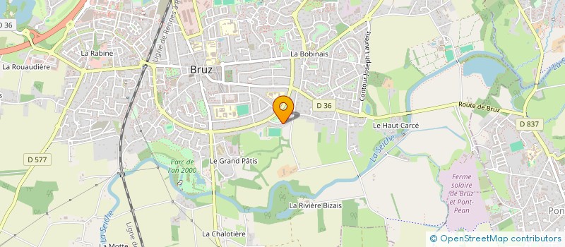 localisation de l'entreprise MADAME JOANNE JEANNOUTOT  BRUZ
