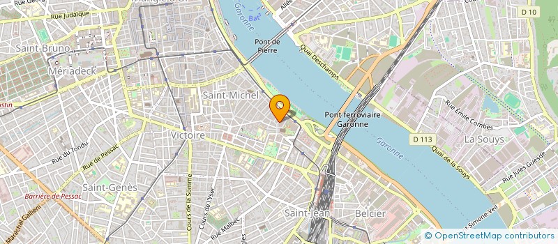 localisation de l'entreprise MADAME JOANNE LESAGE à BORDEAUX