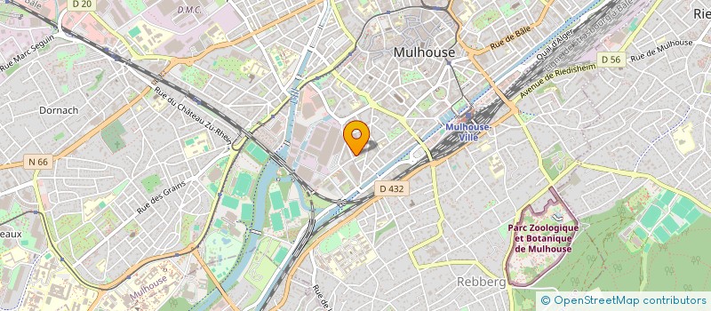 localisation de l'entreprise MADAME JOANNE MAYER  MULHOUSE
