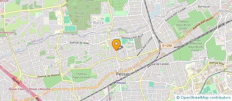 localisation de l'entreprise MADAME JOANNE PIC  PESSAC