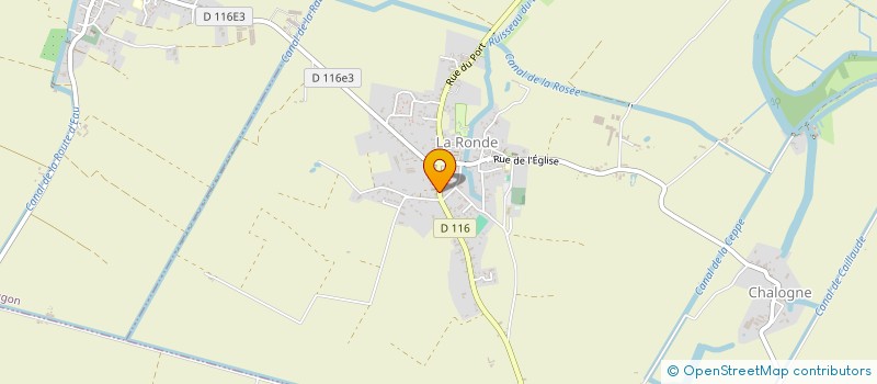 localisation de l'entreprise MADAME JOANNE PLAIRE  LA RONDE