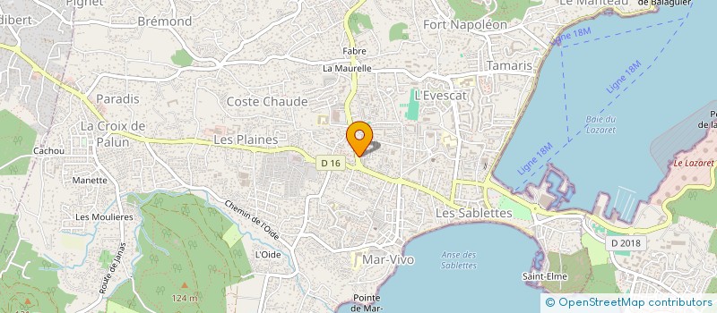 localisation de l'entreprise MADAME JOANNE RECROSIO à LA SEYNE-SUR-MER