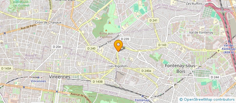 localisation de l'entreprise MADAME JOANNE ROBERT à FONTENAY-SOUS-BOIS