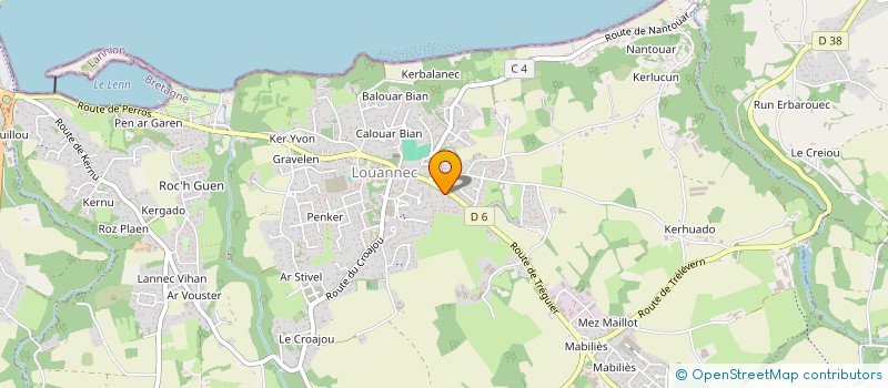 localisation de l'entreprise MADAME JOANNE ROY  LOUANNEC