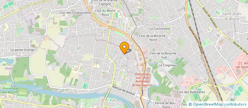 localisation de l'entreprise MADAME JOANNE ROYANT  OLIVET