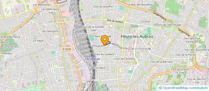 localisation de l'entreprise MADAME JOANNE SAMAR à FLEURY-LES-AUBRAIS