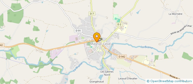 localisation de l'entreprise MADAME JOANNE SCARROTT  MAGNAC-LAVAL