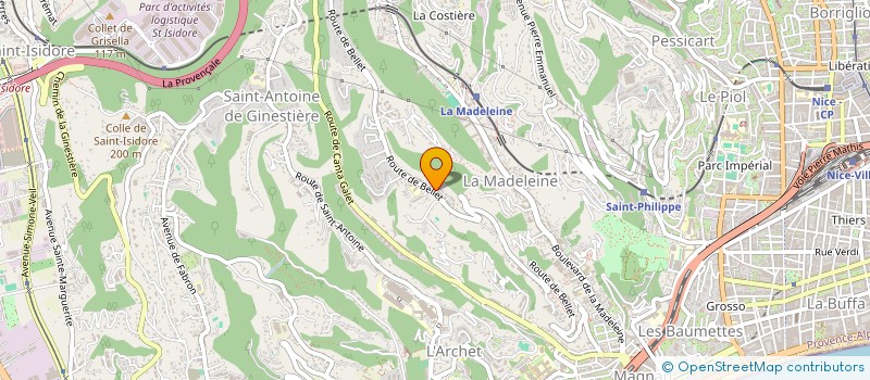 localisation de l'entreprise MADAME JOANNE SPAGNA  NICE