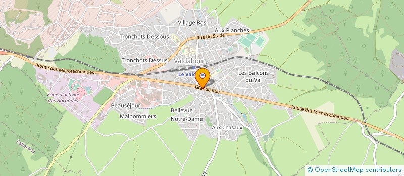 localisation de l'entreprise MADAME JOANNE TOMCZYK à VALDAHON