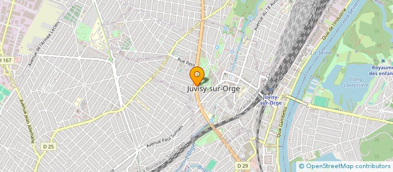 localisation de l'entreprise MADAME JOANNE VAN KEIRSBILCK  JUVISY-SUR-ORGE