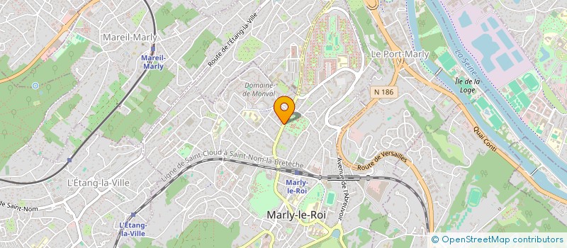 localisation de l'entreprise MADAME JOANNE VANDUYVENBODEN  MARLY-LE-ROI