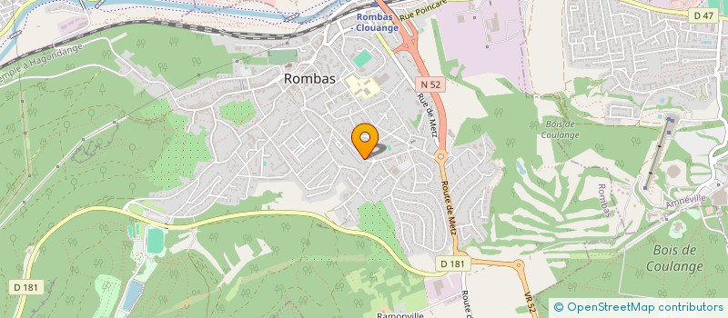 localisation de l'entreprise MADAME JOANNIE BOUR  CLOUANGE