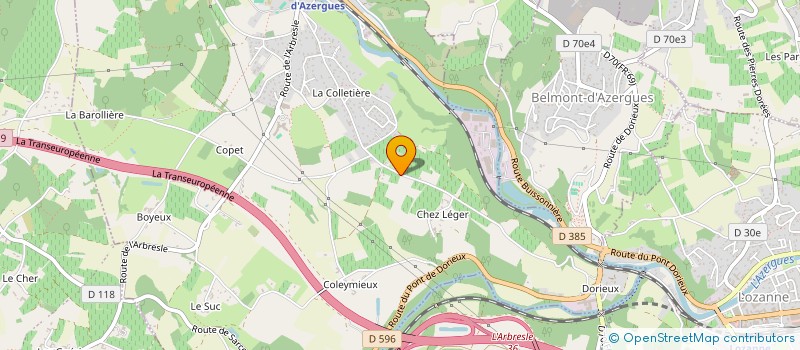 localisation de l'entreprise MADAME JOANNIE DE SOUSA CHARVET à CHATILLON