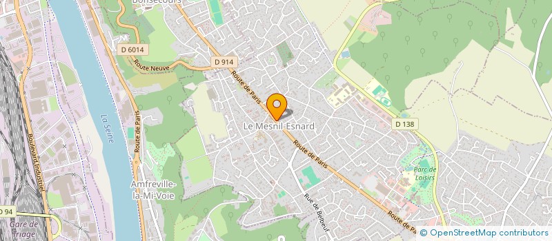 localisation de l'entreprise MADAME JOANNIE VERWEE à LE MESNIL-ESNARD