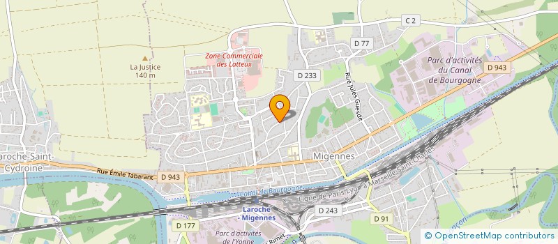 localisation de l'entreprise MADAME JOANNY SCAPOL  MIGENNES