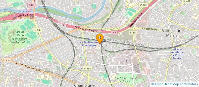 localisation de l'entreprise MADAME JOBA LUVILUKU  CHAMPIGNY-SUR-MARNE