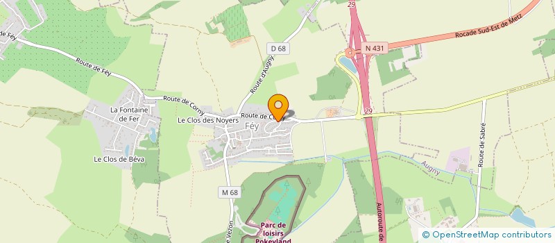 localisation de l'entreprise MADAME JOCE PEYRABERE  FEY