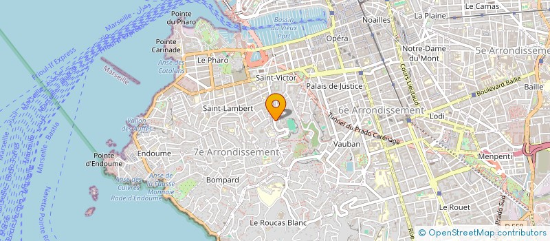 localisation de l'entreprise MADAME JOCELINE ALEXIA KOUADIO à MARSEILLE