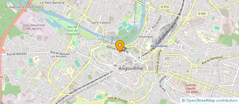 localisation de l'entreprise MADAME JOCELINE DURAND à ANGOULEME