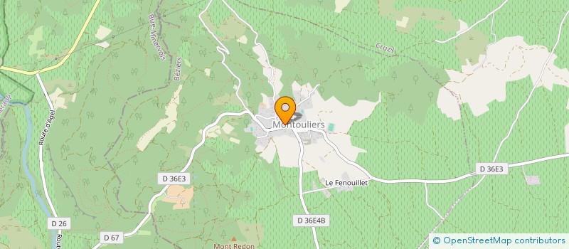 localisation de l'entreprise MADAME JOCELINE HAYHOW  MONTOULIERS