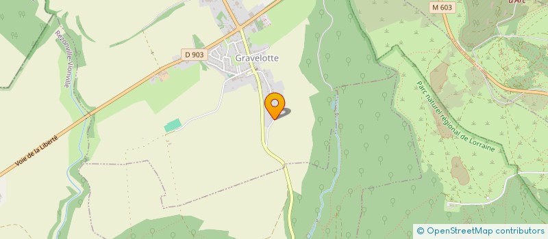 localisation de l'entreprise MADAME JOCELINE LAMOUREUX  GRAVELOTTE