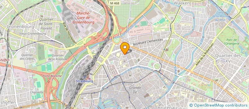 localisation de l'entreprise MADAME JOCELINE POTHIER à STRASBOURG