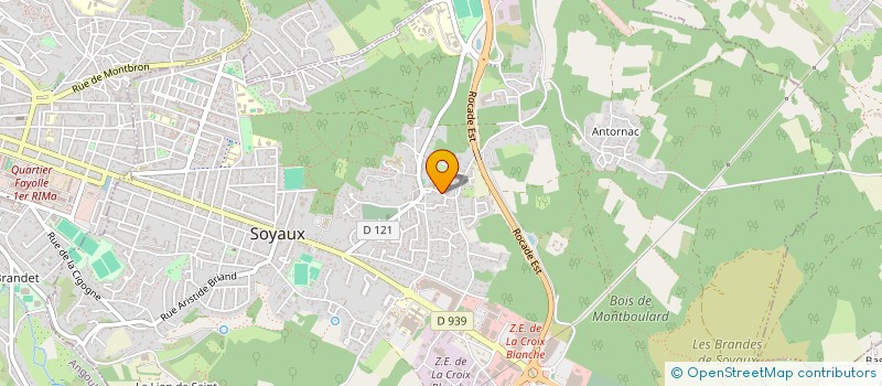 localisation de l'entreprise MADAME JOCELYN BARCLAY  SOYAUX