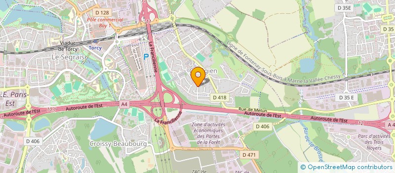 localisation de l'entreprise MADAME JOCELYN CHEN  BUSSY-SAINT-MARTIN