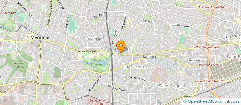 localisation de l'entreprise MADAME JOCELYN LANDIE à BORDEAUX