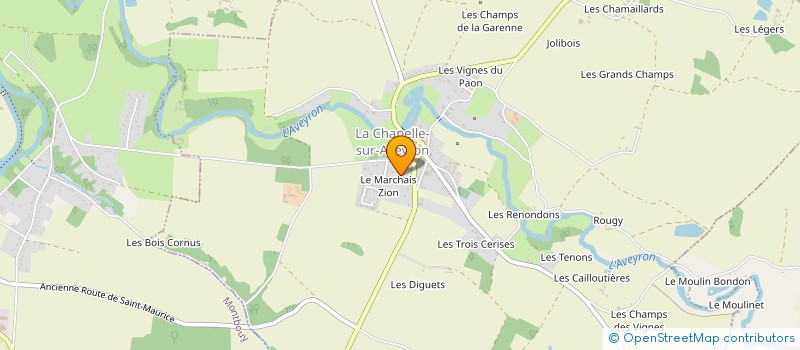 localisation de l'entreprise MADAME JOCELYN MOULIN  LA CHAPELLE-SUR-AVEYRON