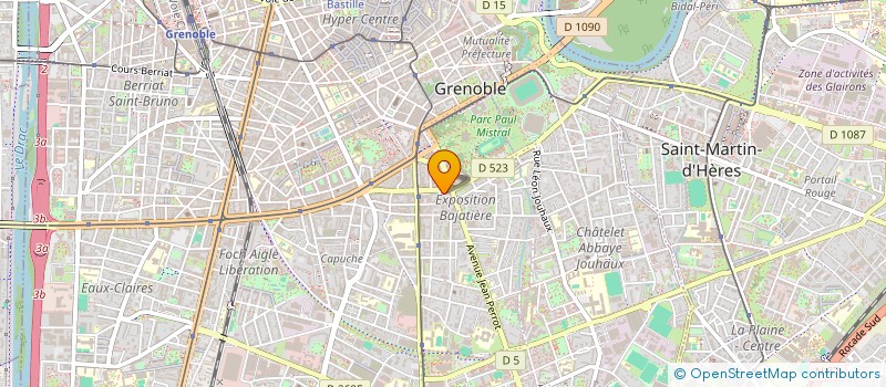 localisation de l'entreprise MADAME JOCELYN SANCHEZ FUENTES  GRENOBLE