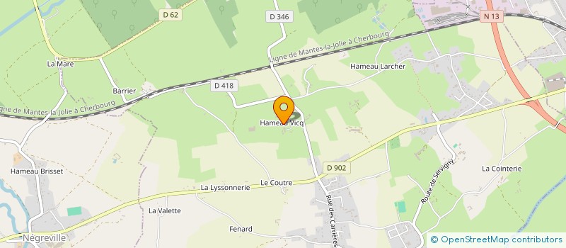 localisation de l'entreprise MADAME JOCELYNE ADAM  BRIX