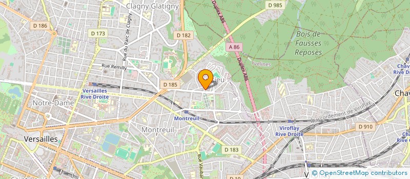 localisation de l'entreprise MADAME JOCELYNE AKPATCHA VOKOU à VERSAILLES