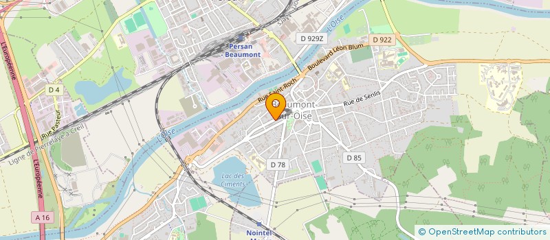 localisation de l'entreprise MADAME JOCELYNE ALLOUCHE  BEAUMONT-SUR-OISE