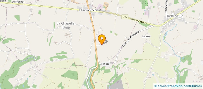 localisation de l'entreprise MADAME JOCELYNE ANFRAY  LA CHAPELLE-UREE