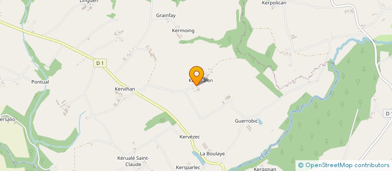 localisation de l'entreprise MADAME JOCELYNE ANNEZO  PLUMELIAU-BIEUZY